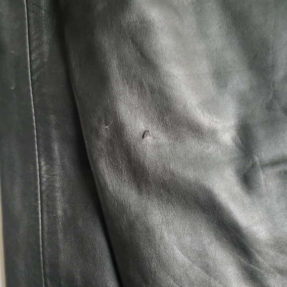 Icone | Straight-leg Leather Pants - Picture 7 of 11